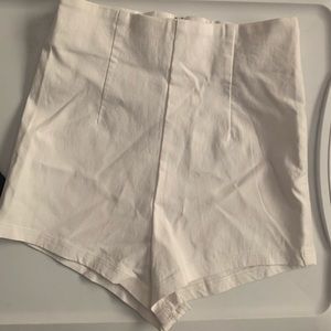 Stretchy high waisted shorts